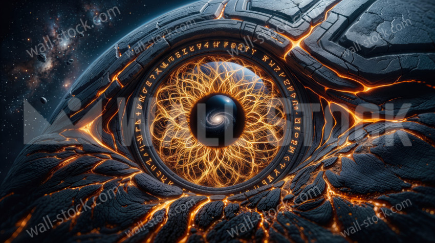Cosmic Eye with Lavas and Starship