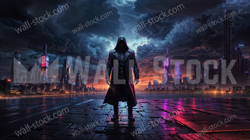 In the depths of darkness before the cityscape, a true genius plots global domination